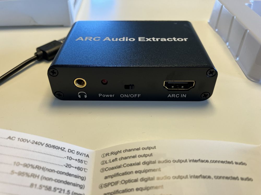 ARC audio extractor