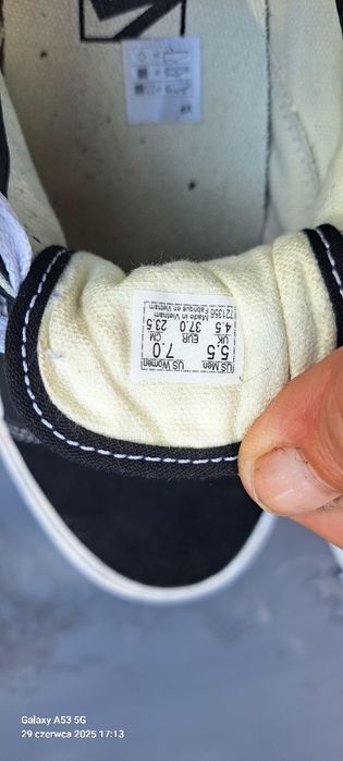 Vans  czarne   buty 37