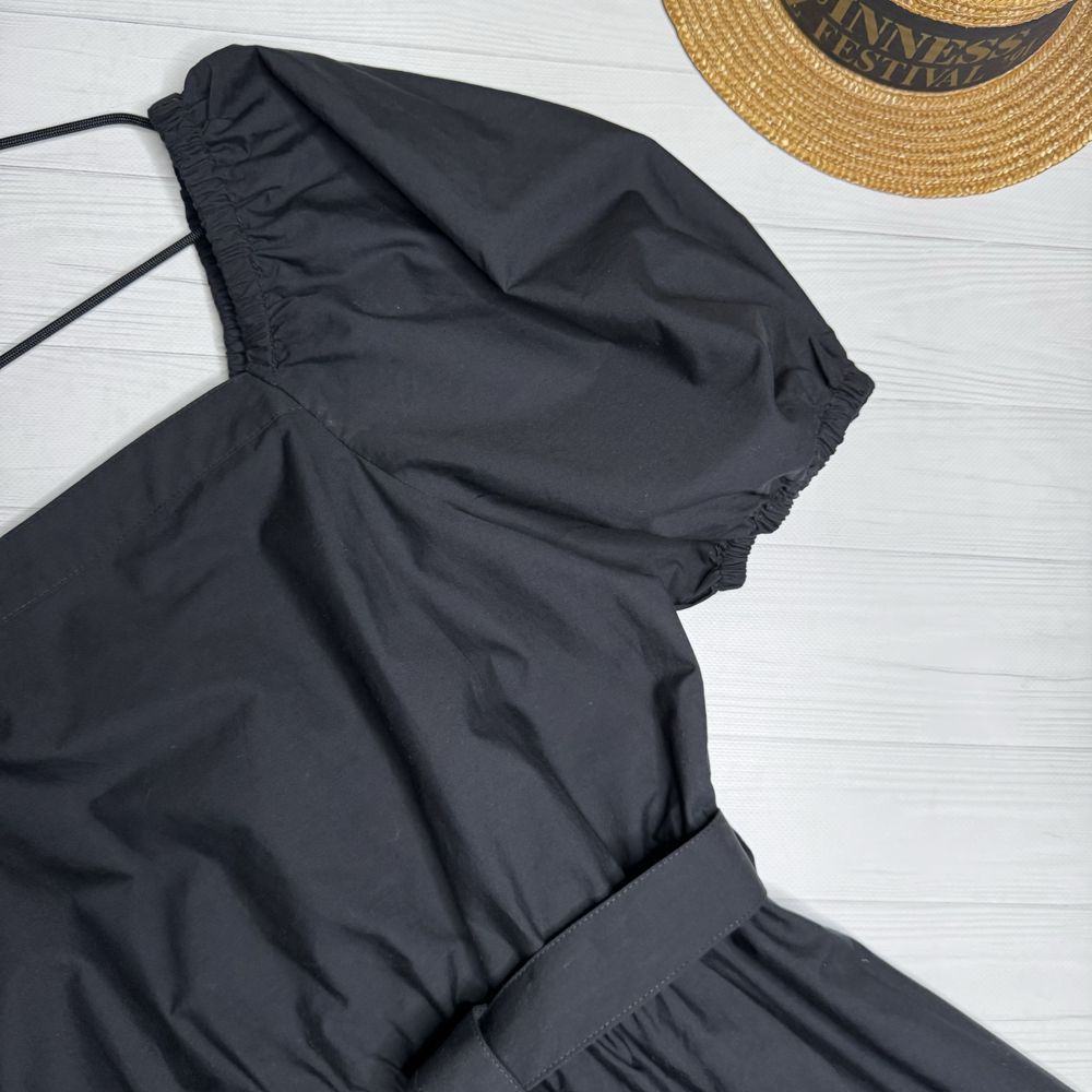 Сукня чорна з хрусткого катону від F&F