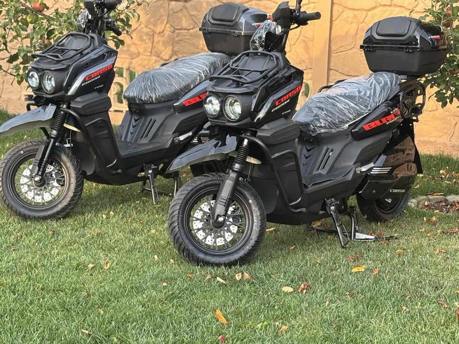 Електро скутер Corso  BLack Fury ( special ) 2800w LFP АКБ 72v40ah