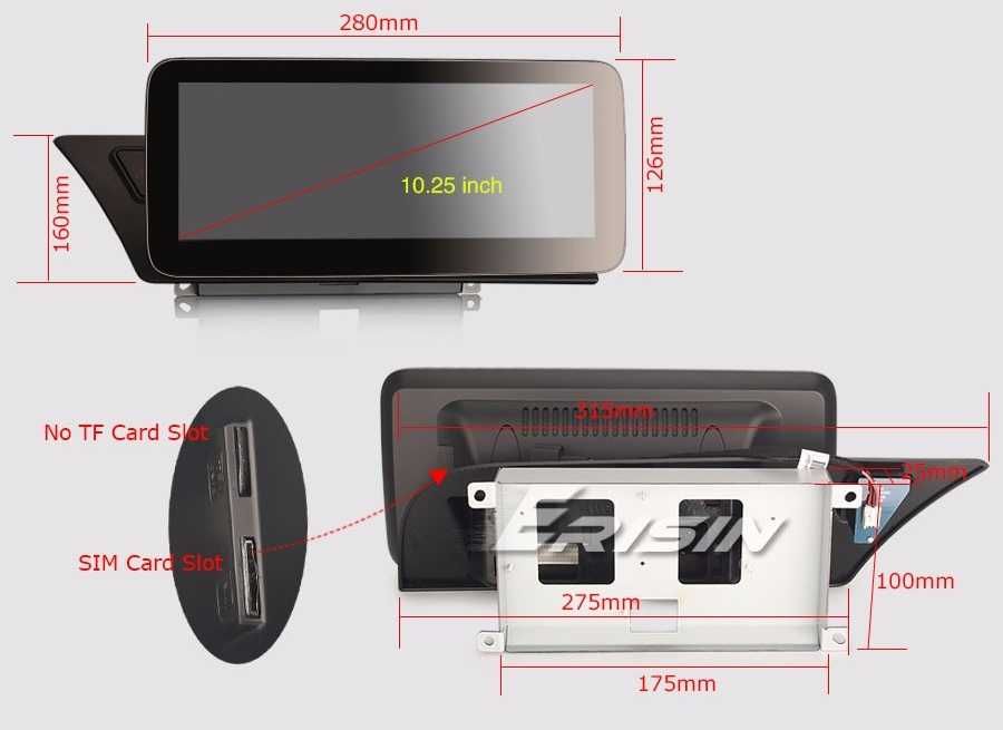 Radio DAB+ Opcja CarPlay Android GPS WiFi 4G USB MP3 MP4 Audi Q5 A4 A5