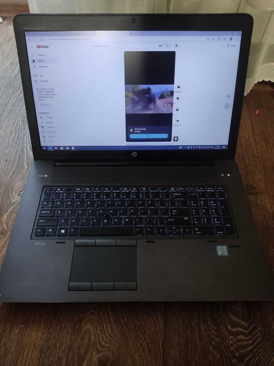 HP Zbook 17 g3 6440hq/16gb ddr4/nvidia m1000/SSD + HDD/батарея 11 год