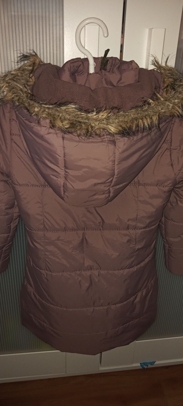 Kurtka zimowa płaszcz płaszczyk parka 5-10-15 na 104/110cm