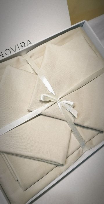 Двоспальний євро максі набір. Преміум сатин 100% бавовна.