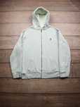 Ralph Lauren Grey zip hoodie szara bluza rozpinana z kapturem z logo