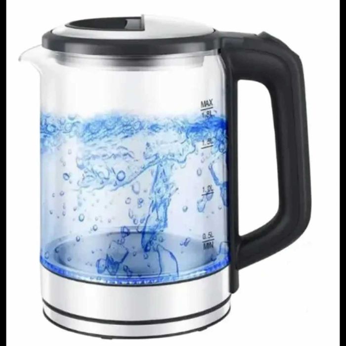 Стеклянный электрочайник Domotec MS-7943 объем 1,7л 1500 Вт