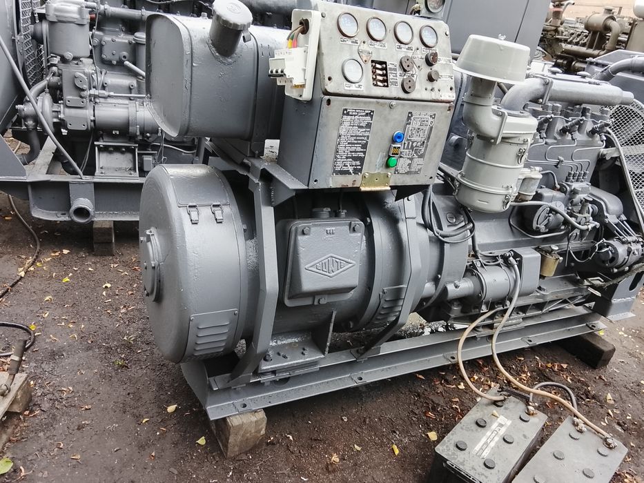 Silnik Andoria S 324 Chłodnica wody pompa wody prądnica Elmor 50 kw