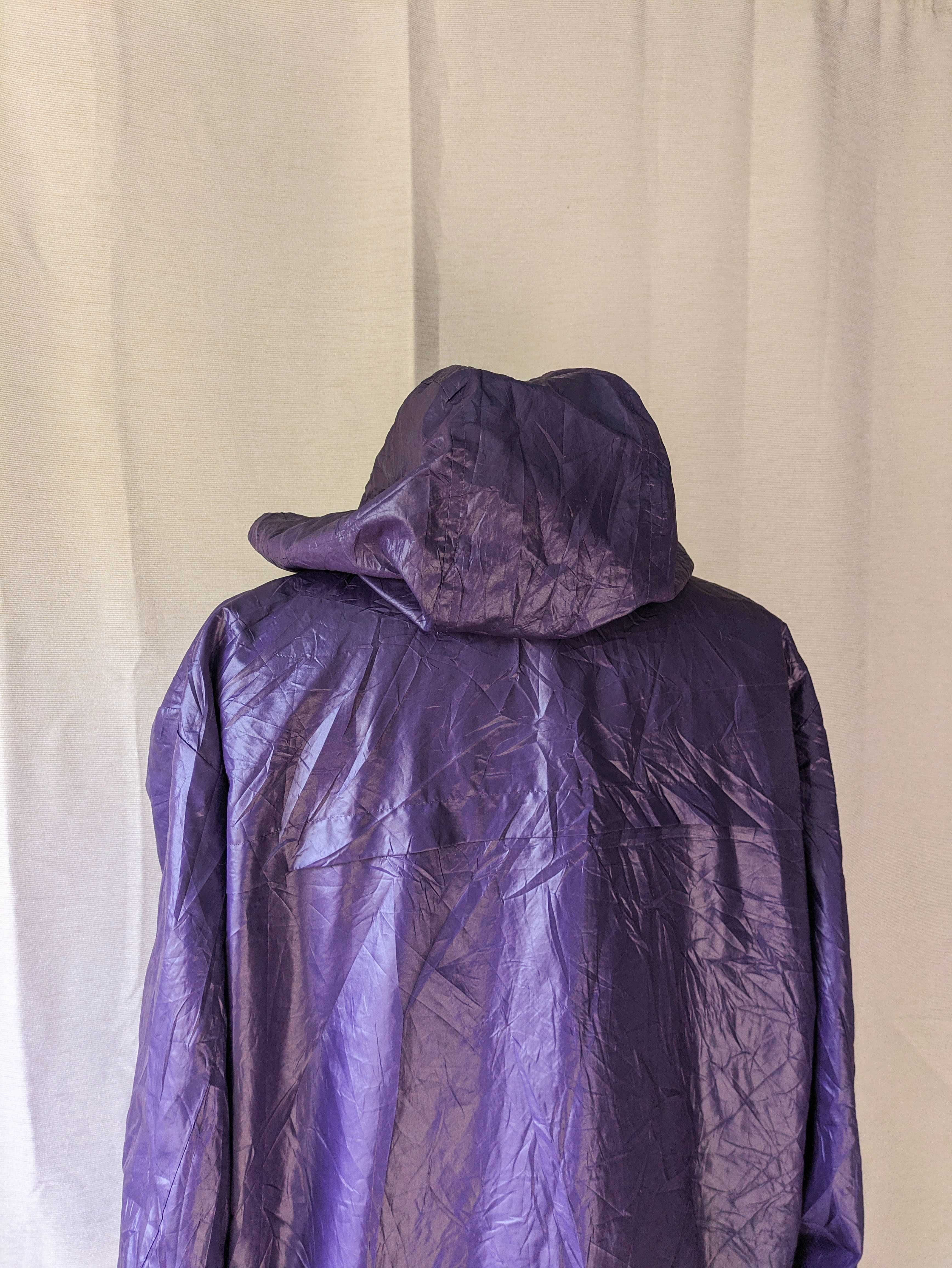 Patagonia Windbreaker Roxo L Unisexo Casaco Chuva Vento Caminhadas