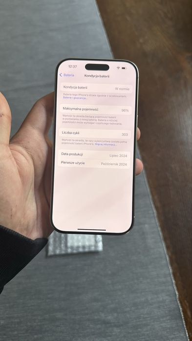 Iphone 16 pro biały 256gb stan igla