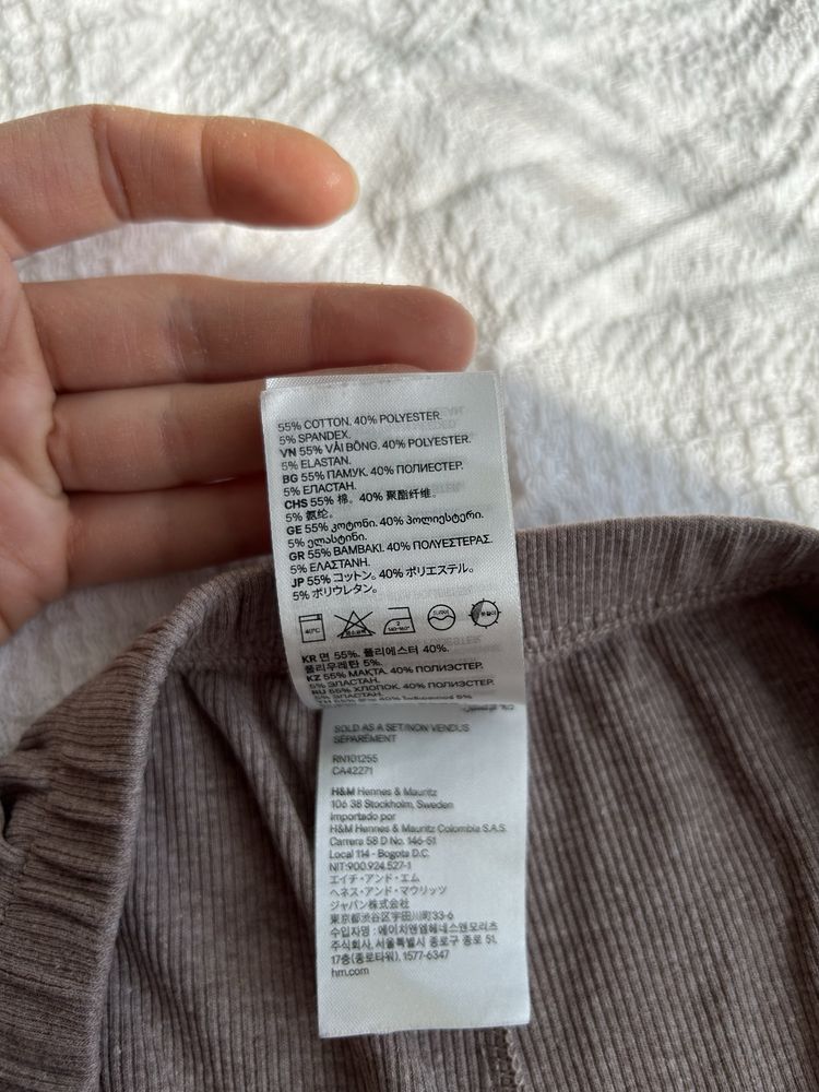 Шорти для дому/сну в рубчик h&m primark xs/s/m