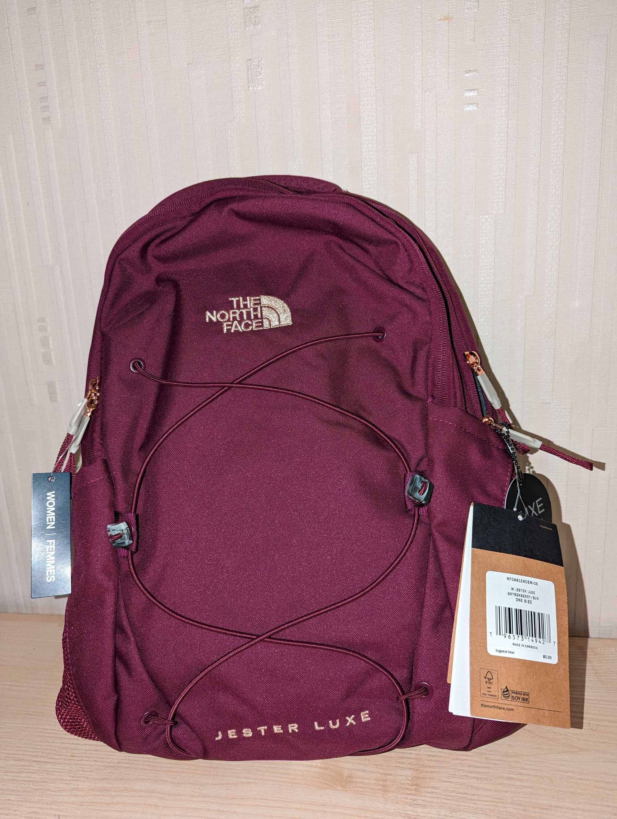 The North Face Jester Luxe Backpack. Женский рюкзак. Оригинал. Новый