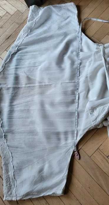 Sukienka plażowa , narzutka maxi kopertowa, sukienka boho