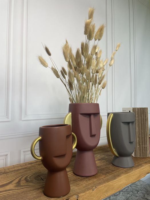 Na prezent święta dekoracja wazony komplet ceramiczne flakony donice