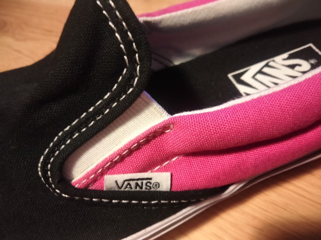 Vans Sleep-on r42,5 27,5cm 2 Tone czarno-różowe super stan