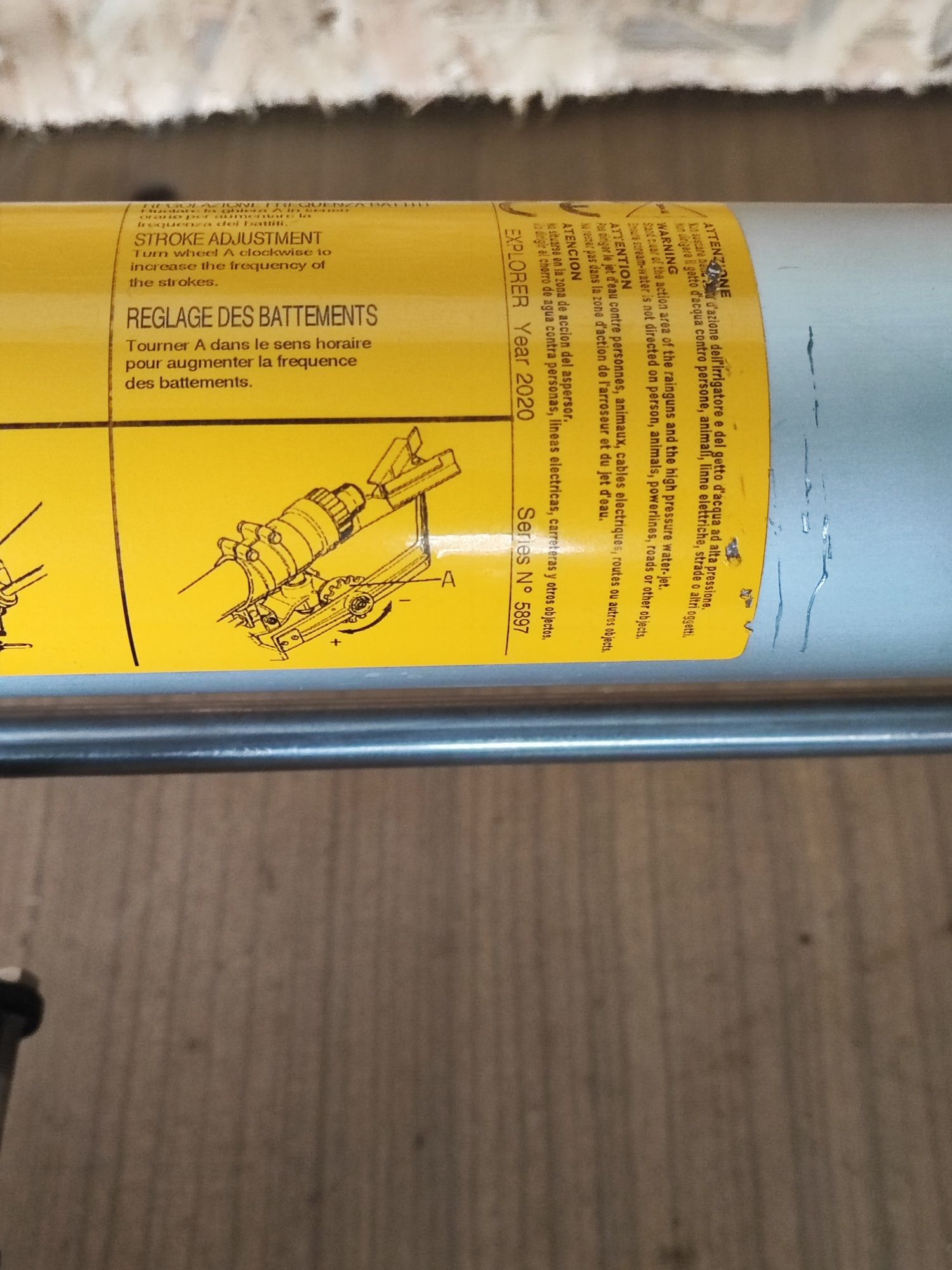 Zraszacz dalekiego zasięgu działko Explorer nie SIME