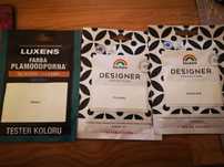 3 x tester koloru farba Beckers Fashion + Floral + Luxens