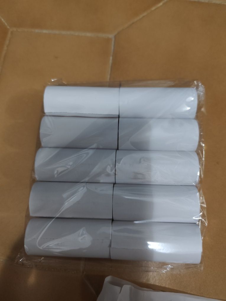 Mini impressora térmica+10 rolos