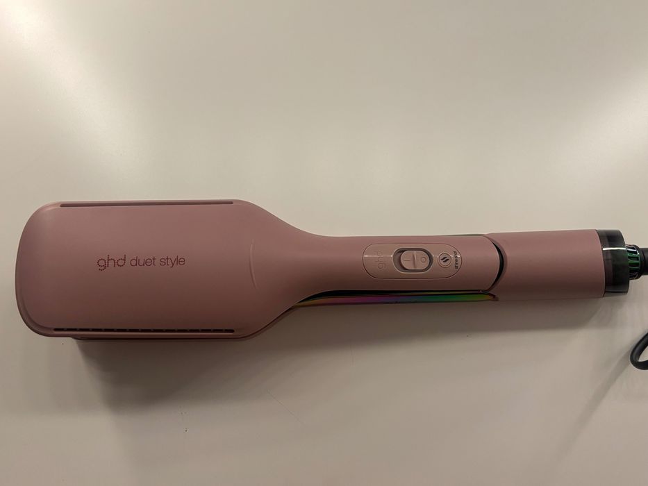 GHD duet Style 2 em 1 Rosa nude com bolsa-como nova
