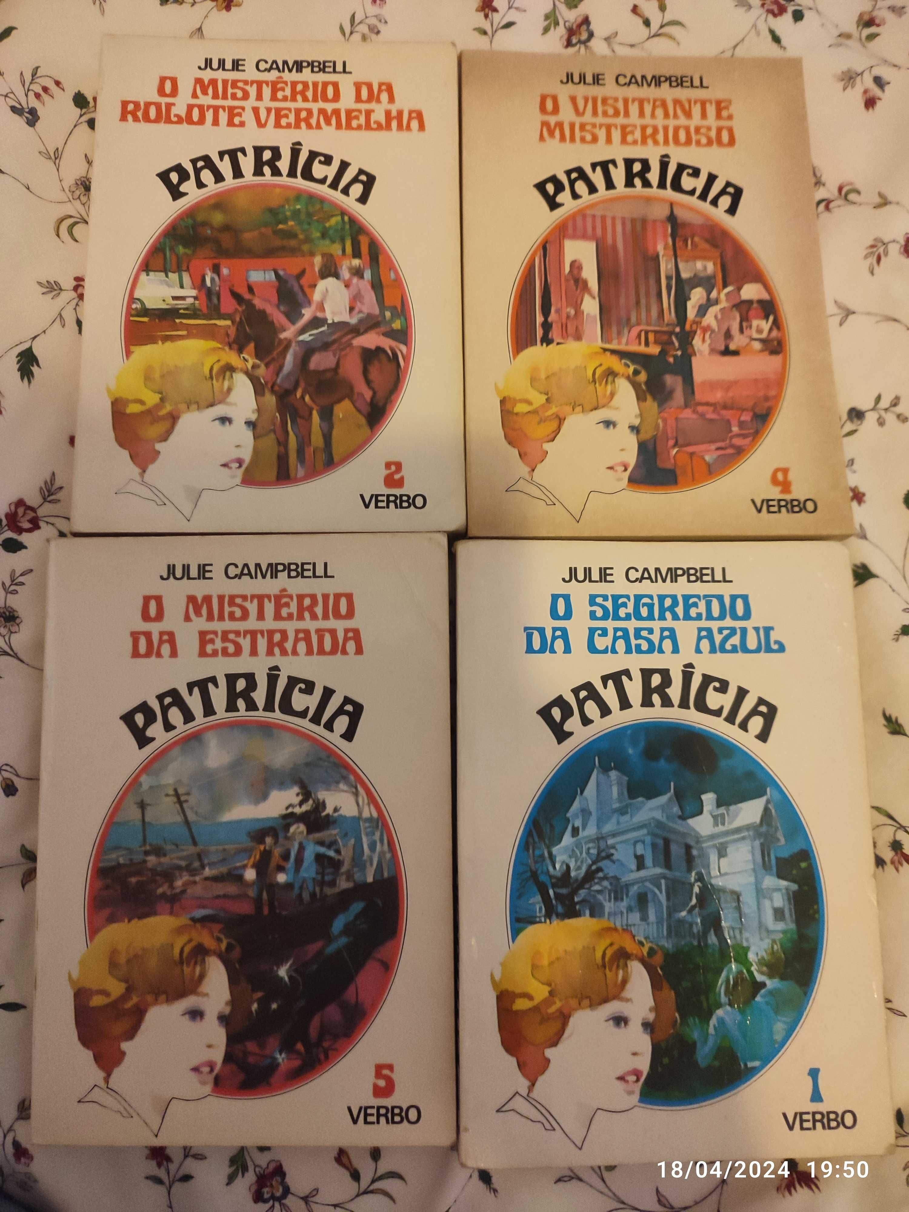 Livros de aventura Patrícia