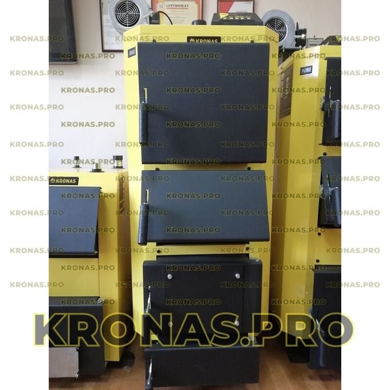 Твердотопливный котел Kronas Unic-P 35 кВт