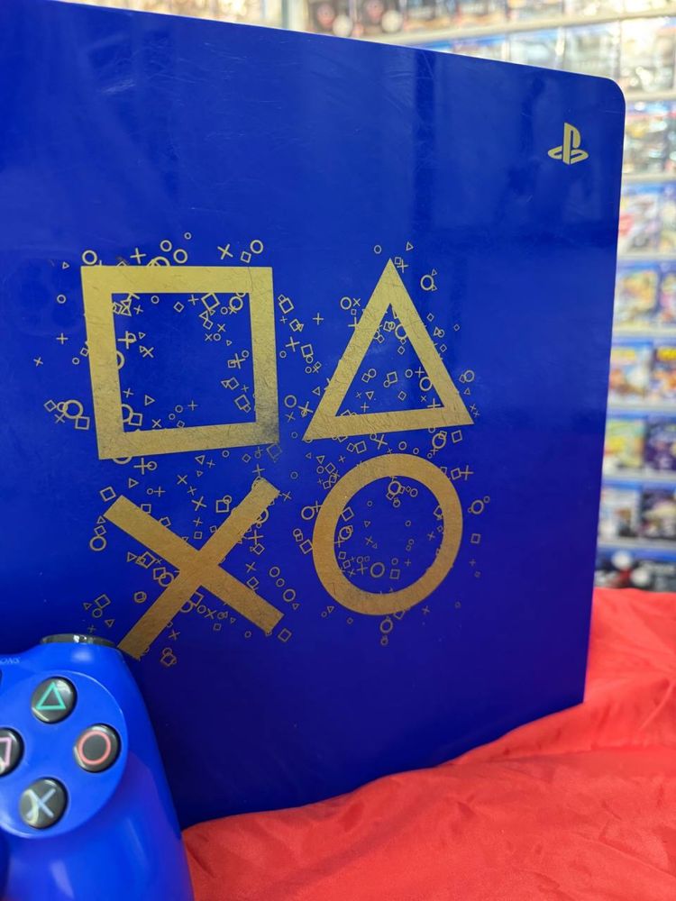 Ps4 Slim 500 Gb Limited Edition Days of Play Blue IGame приставка Sony