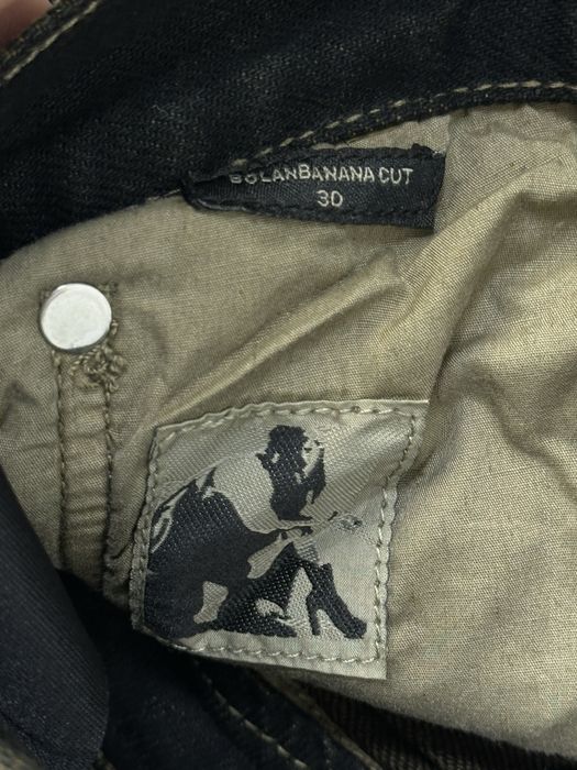 Rick Owens BANANA boot cut faded opium archive джинси сині джинсы клеш