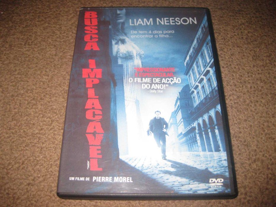 DVD "Busca Implacável" com Liam Neeson