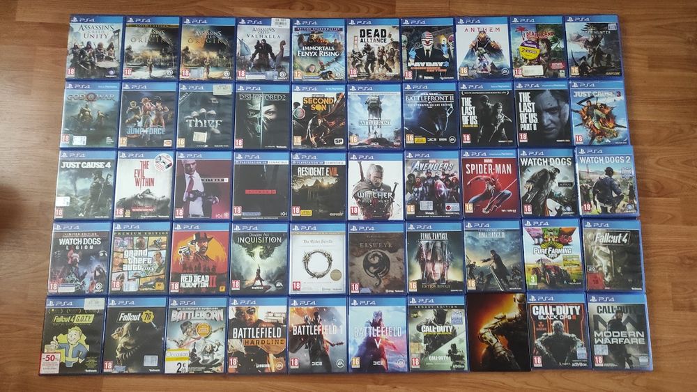 Jogos PlayStation 4, switch e Xbox One