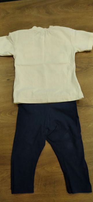 Bluzka Minnie i legginsy letnie zestaw 98