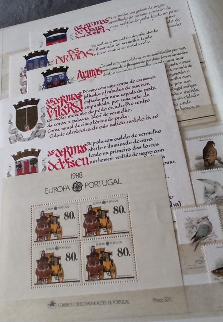 Coleção Completa de Selos de Portugal, Açores e Madeira de 1976 a 1988