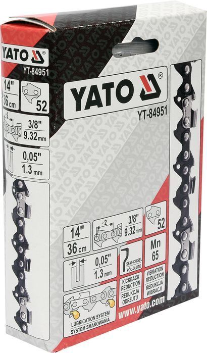 Łańcuch Tnący Do Pilarki 14'' 3/8'  1.3Mm 52Z Yato