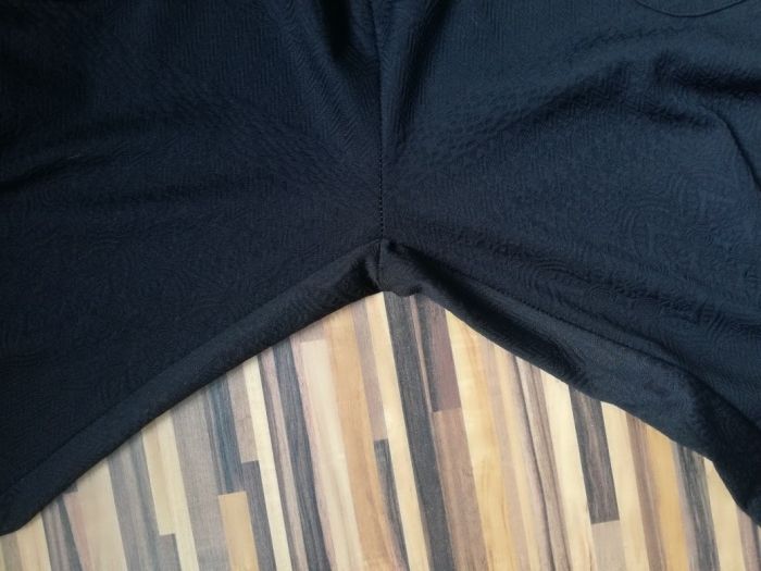 Spodnie długie materiałowe dla puszystej czarne bistrowe haremki 48 50