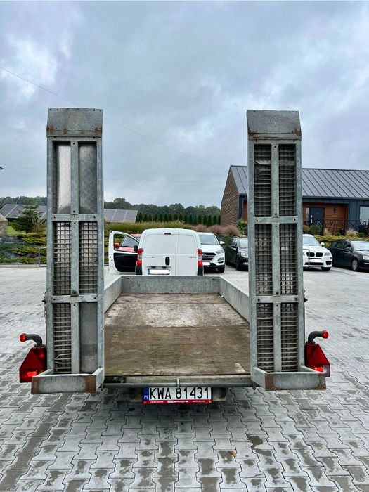 Wynajem przyczepy najazdowej 3,5 t