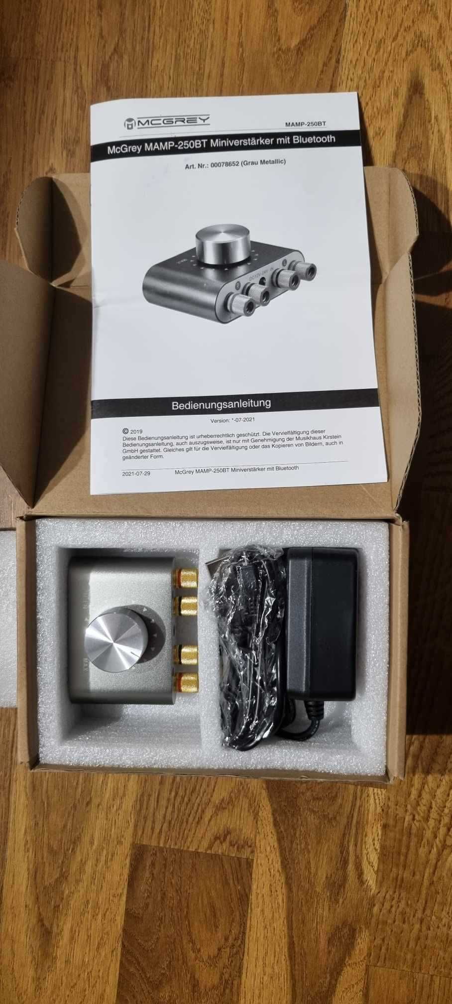 Mini wzmacniacz HiFi 100 W McGrey MAMP-250BT