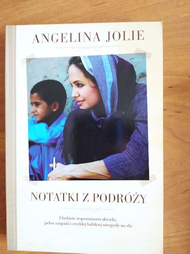 Pamiętnik Angeliny Jolie Notatki z podróży Angelina książka unikat
