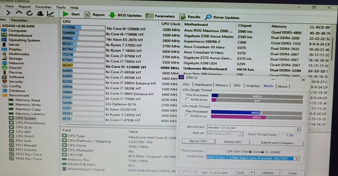 ТОП! Комплект Huananzhi lga 1700 i5 12400f 32gb DDR4 PCIE 4.0