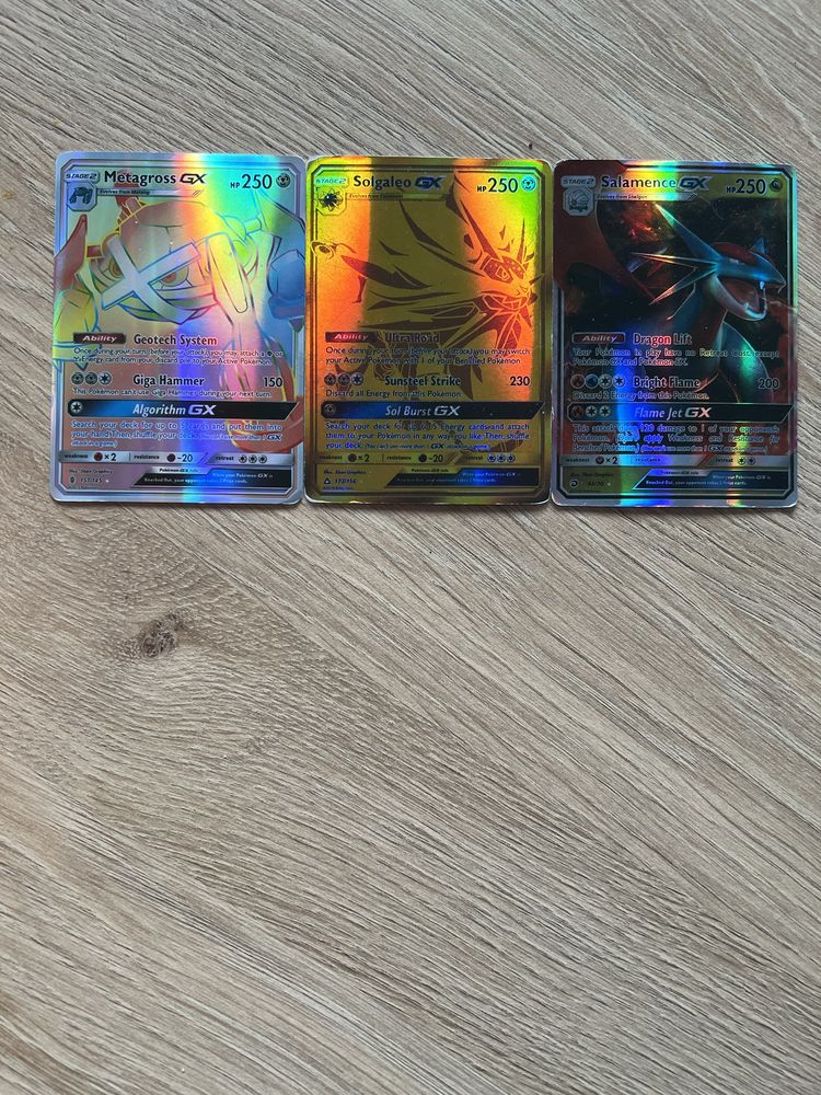Karty Pokemon GX/VMAX/GX GOLD zestaw 9szt