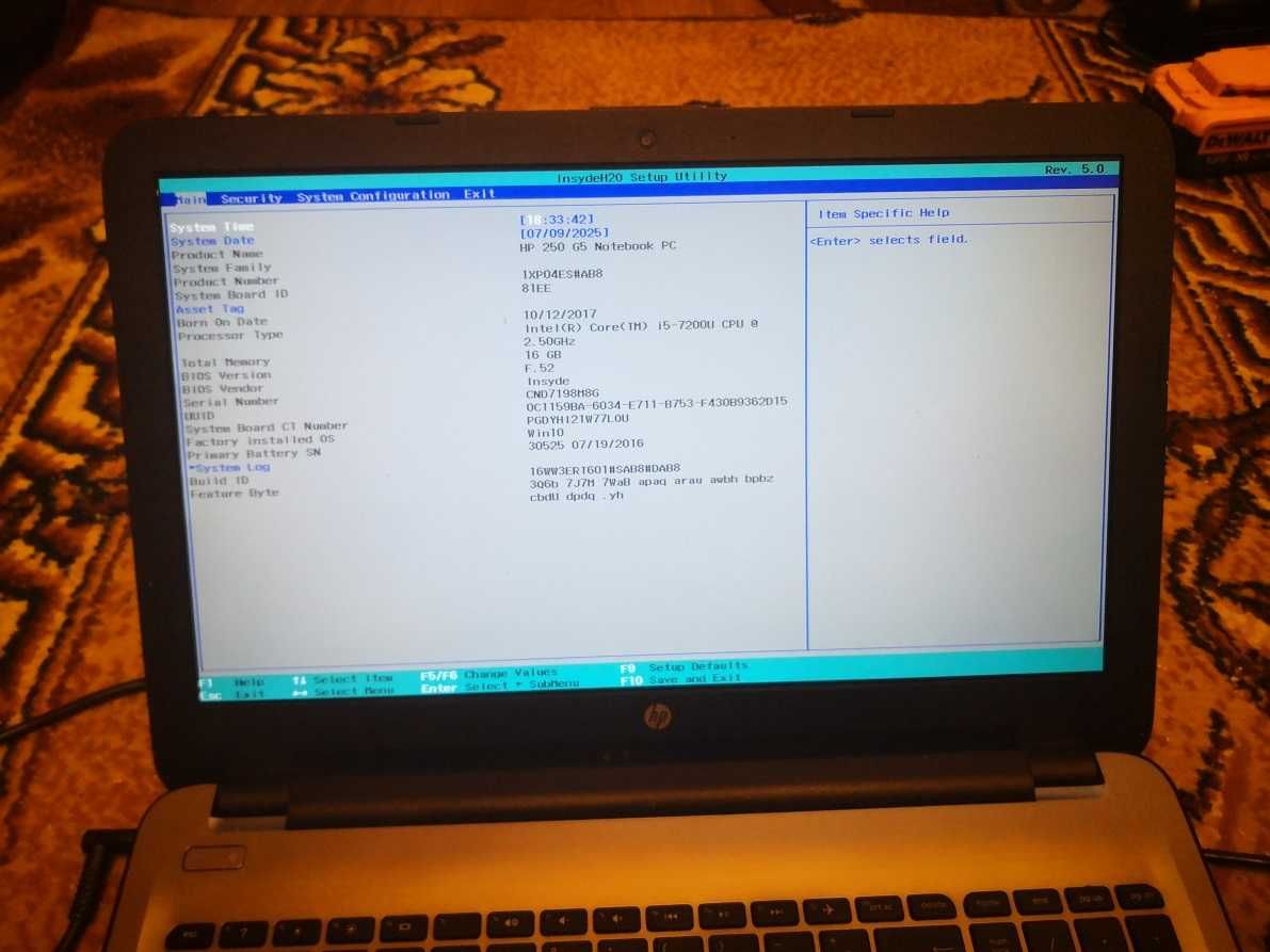 Hp 250 G5 intel i5 7 generacji 16Gb ram