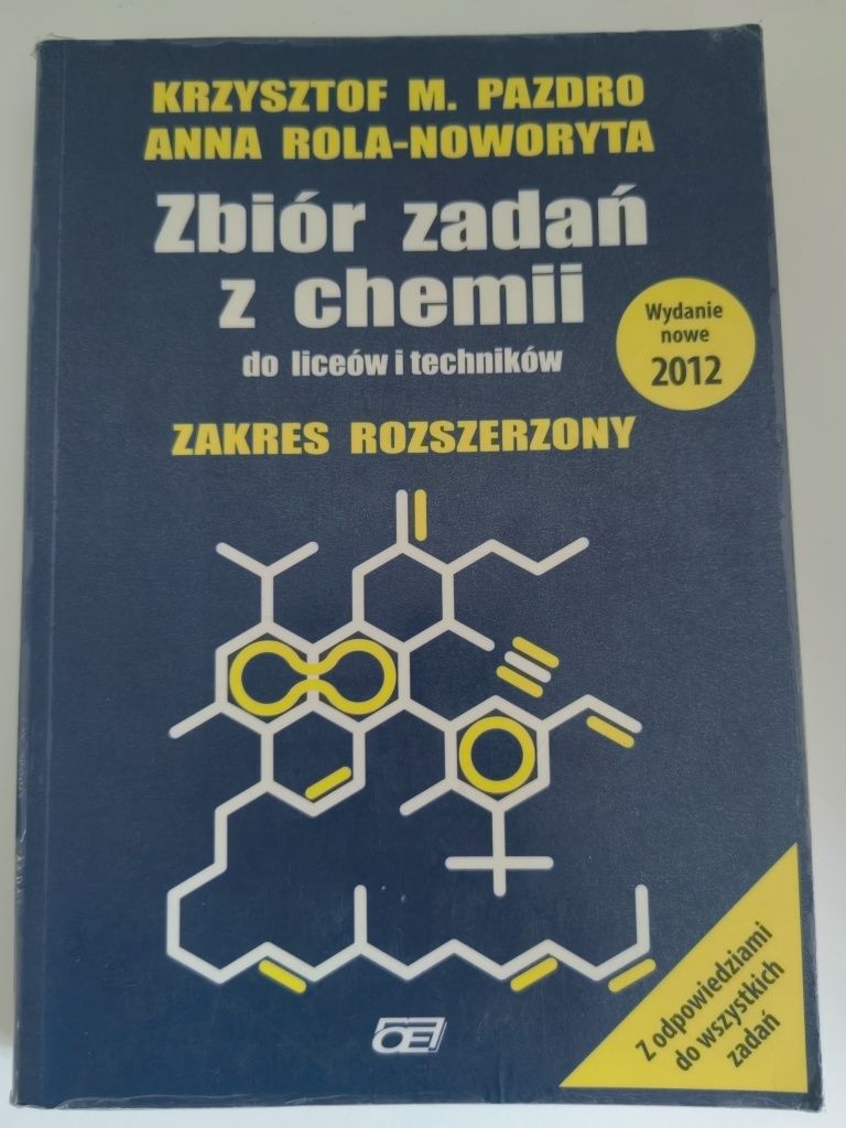 Zbiór zadań z chemii. Zakres rozszerzony.