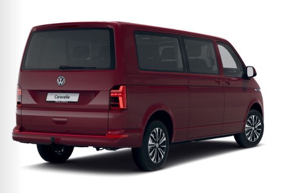 Wynajem Busa VW Caravelle 4Motion napęd 4x4 2.0 AUTOMAT 2023r 8 osob