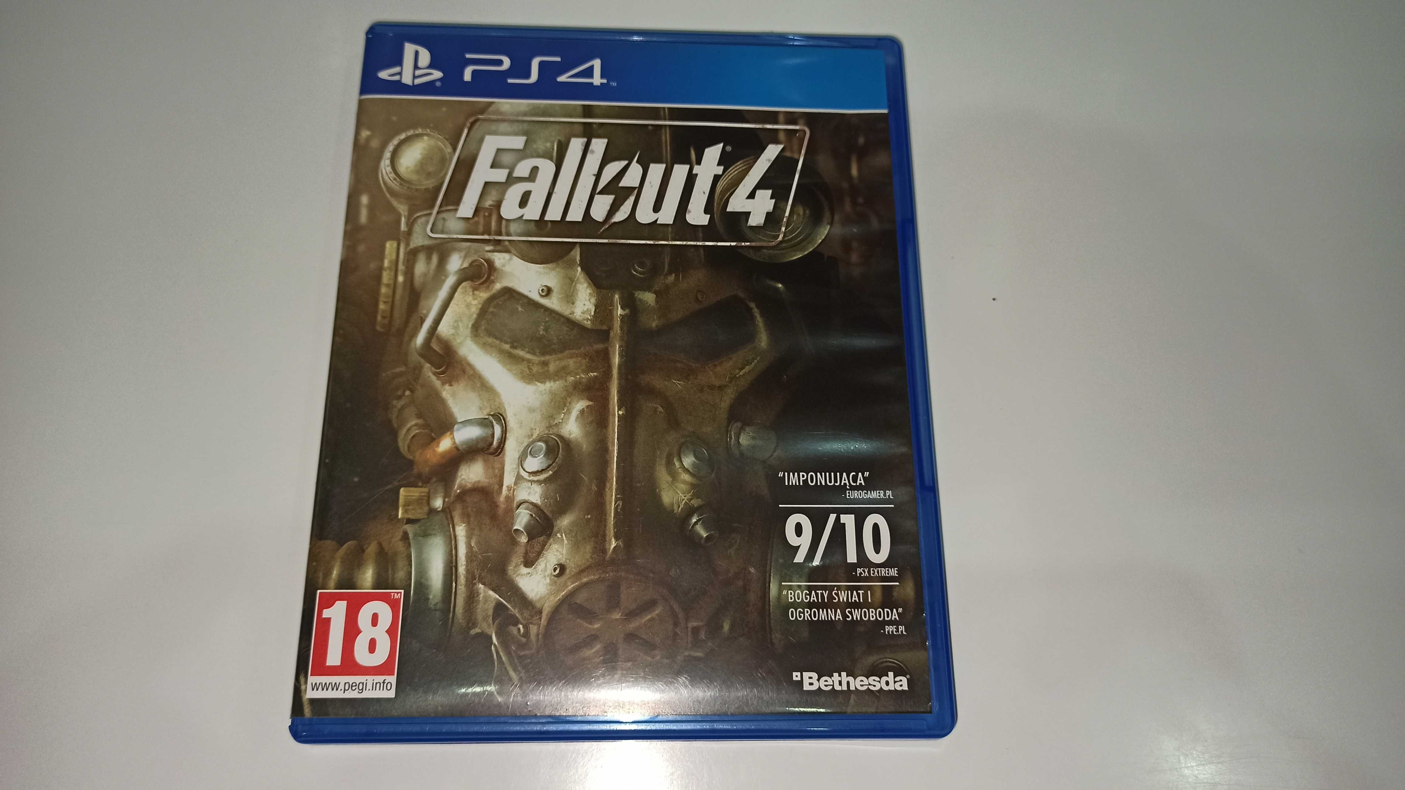 ps4 FALLOUT 4 po polsku, RPG w klimatach postapokalipsa, komplet +muza