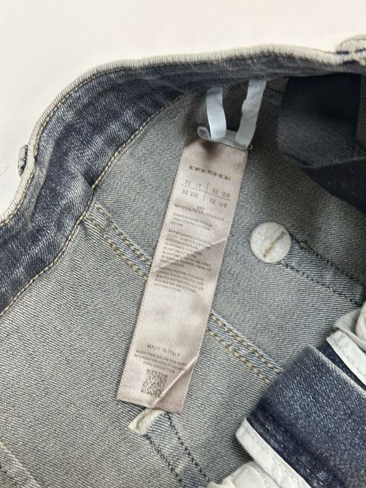 Rick Owens DRKSHDW bolan banana джинси сині синие штани джинсы клеш M