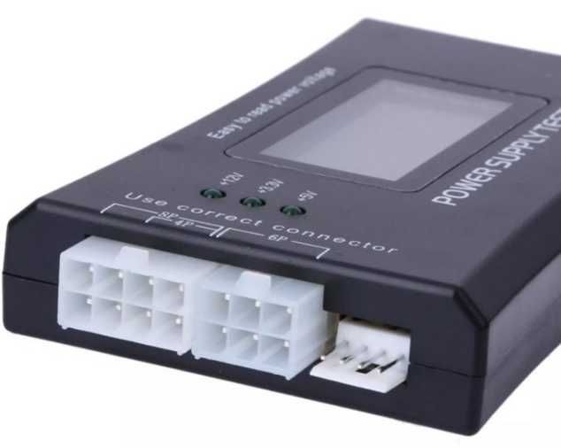 Тестер с LCD дисплеем компьютерных ATX, BTX, ITX блоков питания