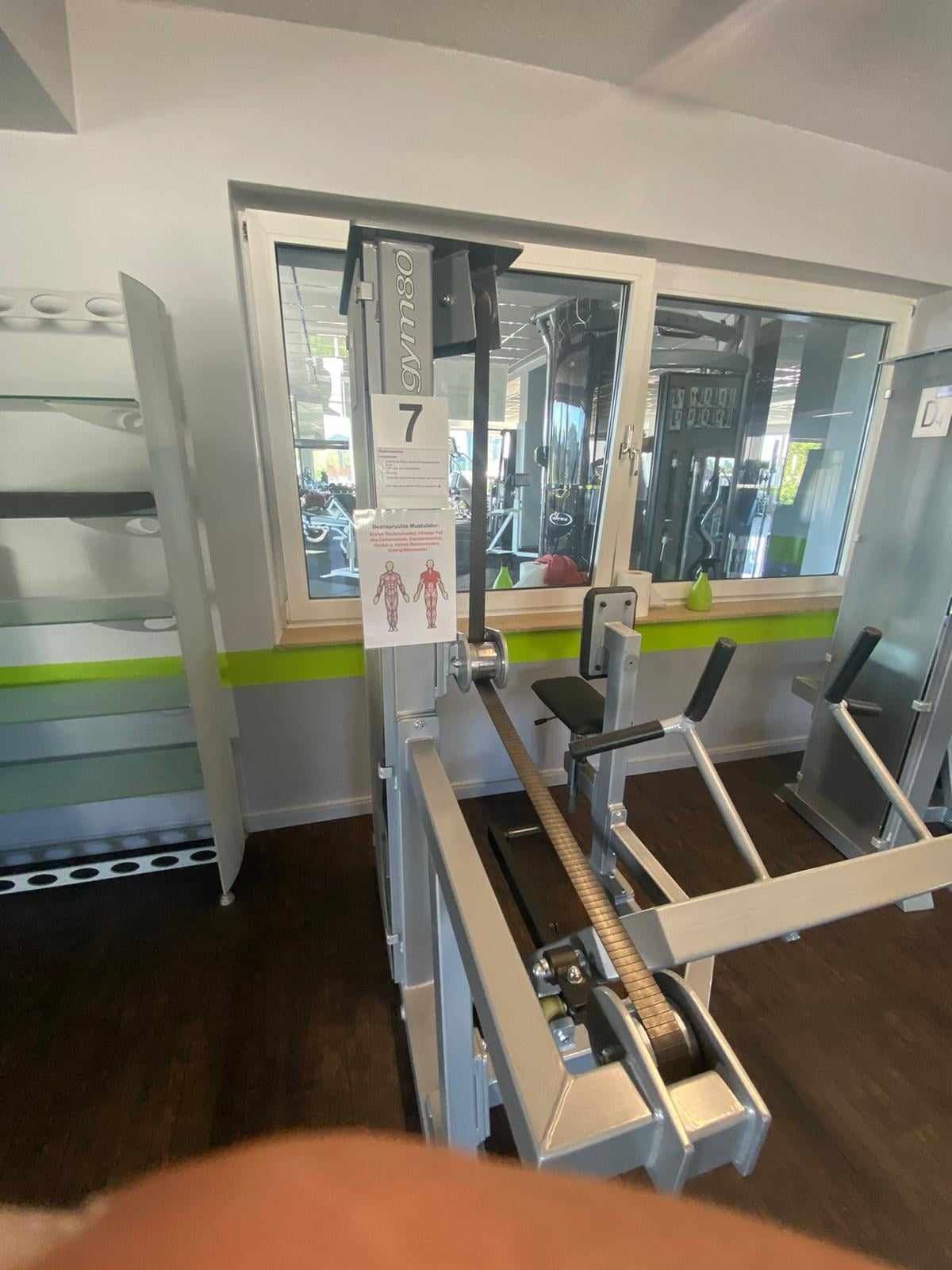 Maszyna plecy poziom gym 80