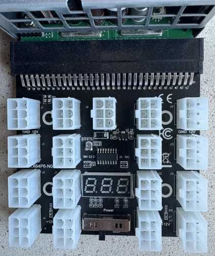PSU Server Break out board 17x pcie Versão 6