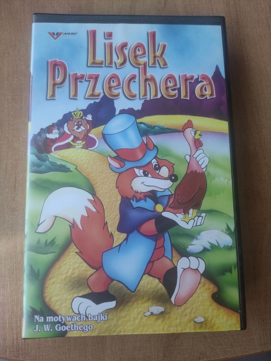 Kaseta video VHS,,Lisek Przechera "