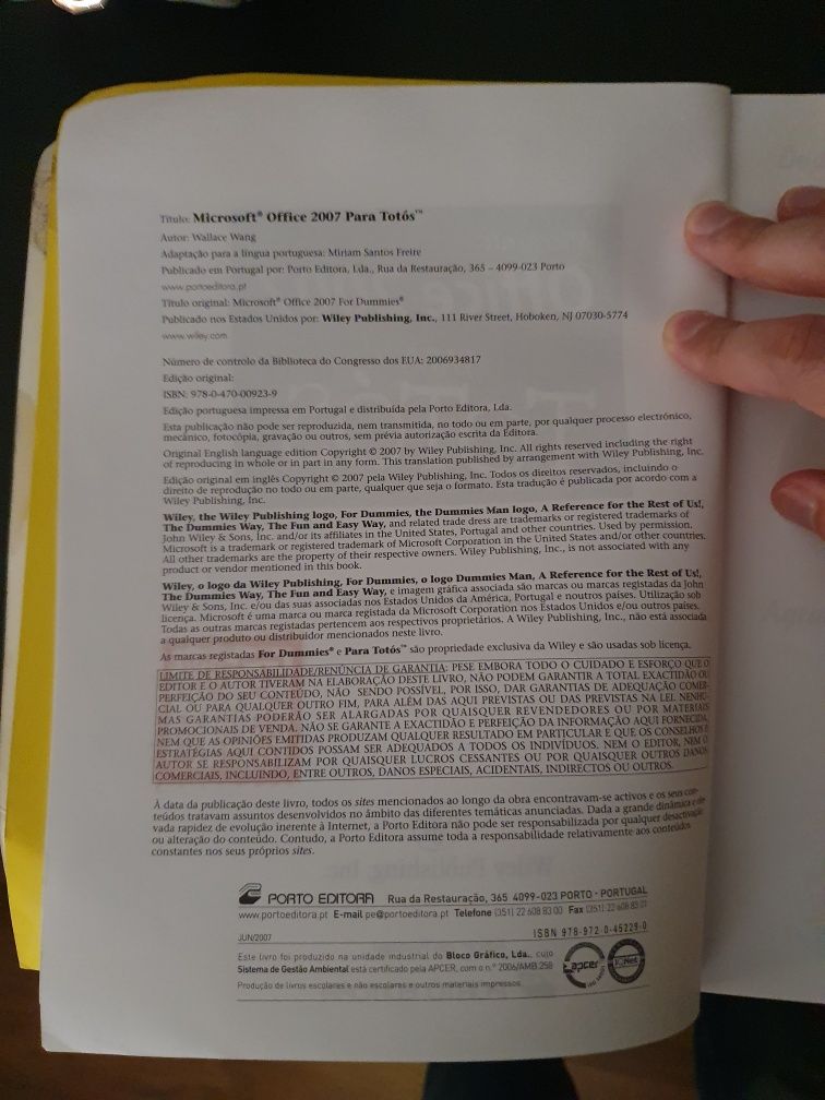 Livro Microsoft Office 2007 para Totós