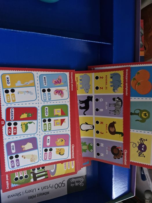 Mówiące pióro  litery i slowa