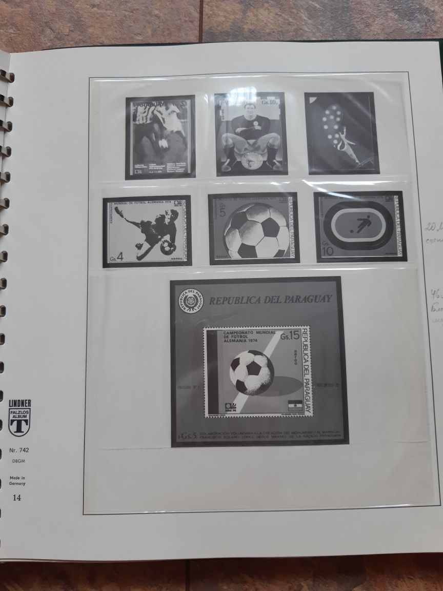 Альбом для марок 1974 Футбол