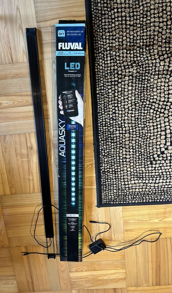 Fluval Aquasky 2.0 33W LED belka do akwarium 115-145 cm BDB stan
